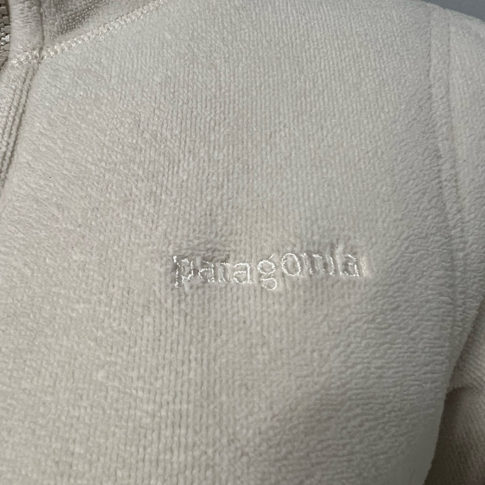 Patagonia synchilla windzone Jacket size Small offwhite - Picture 3 of 7